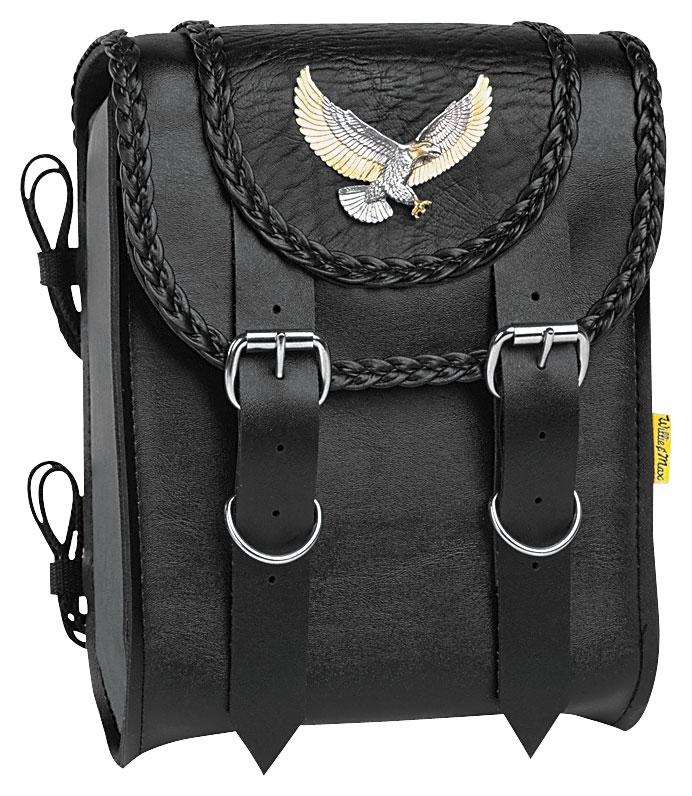 Willie & Max Black Magic Sissy Bar Bag Motorcycle Street - 58411-00