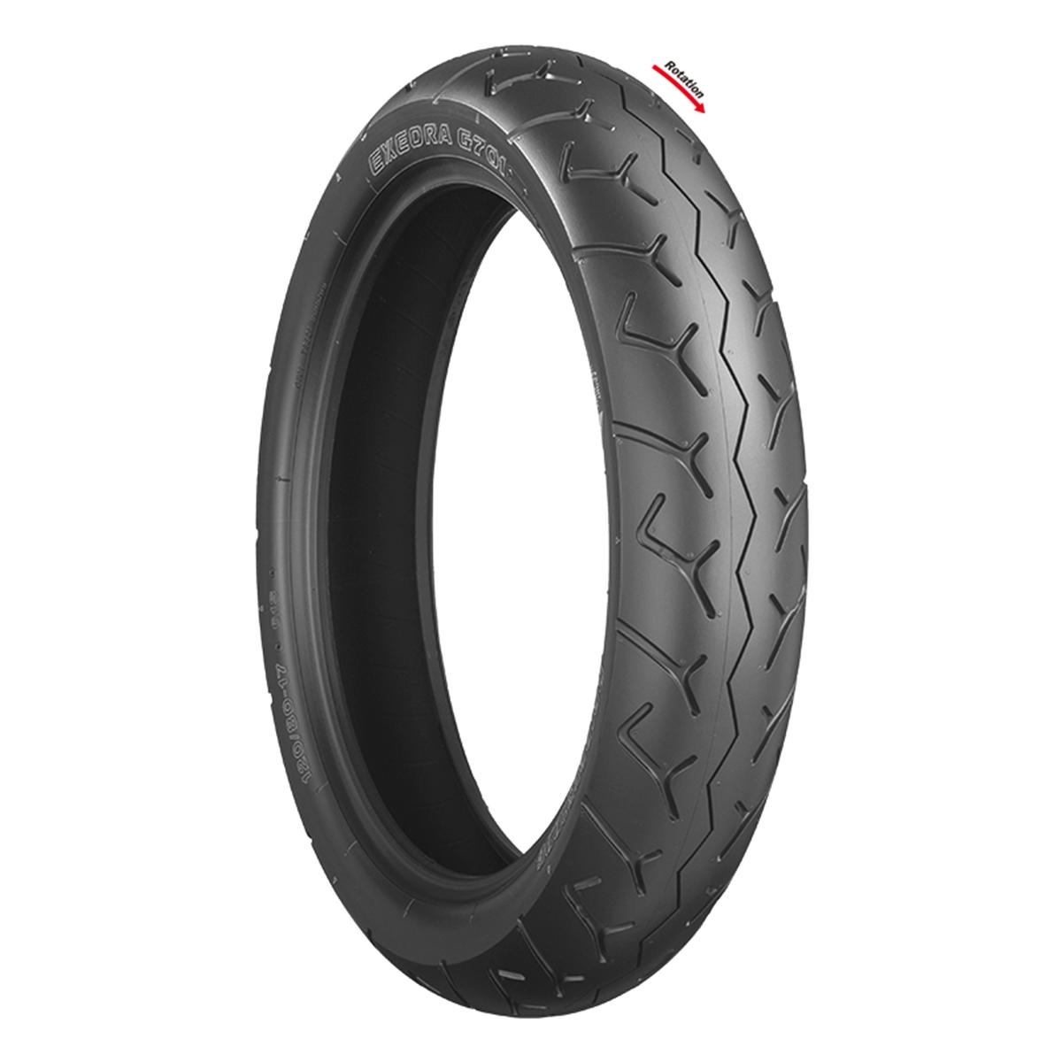 Dunlop D404 Front & Rear Motorcycle Tire Set – 100/90-19 & 140/90-16 – Blackwall, H Speed Rated