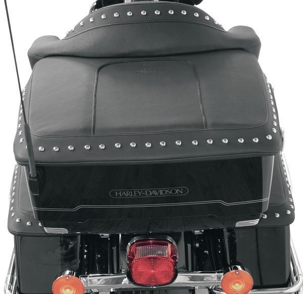Mustang Tour-Pak Trunk Lid Cover - Chrome Studs Motorcycle Street - 77602