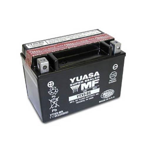 Yuasa YUAM329BS YTX9-BS Maintenance Free AGM Battery with Acid pack