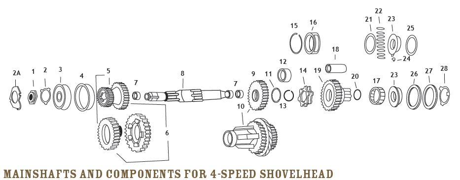 JIMS Transmission Main Bearing Race (ref# 16) - Standard Motorcycle Street - 35125-37
