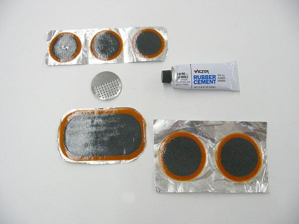 Stop & Go Tire Patches (6 Pack) And Rubber Cement - 3003