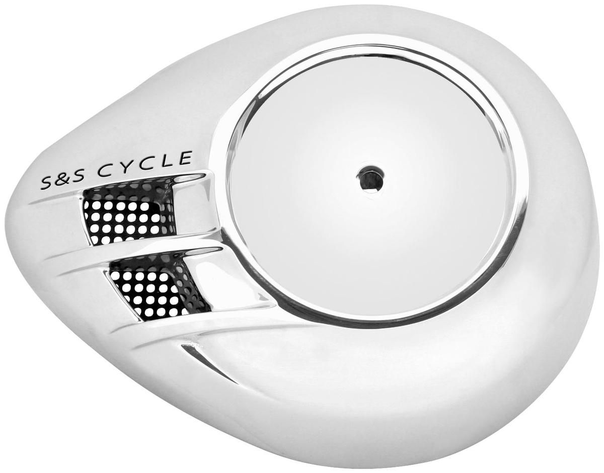 S&S Cycle Billet Air Cleaner Cover - Air Stream - Chrome Motorcycle Street - 170-0118