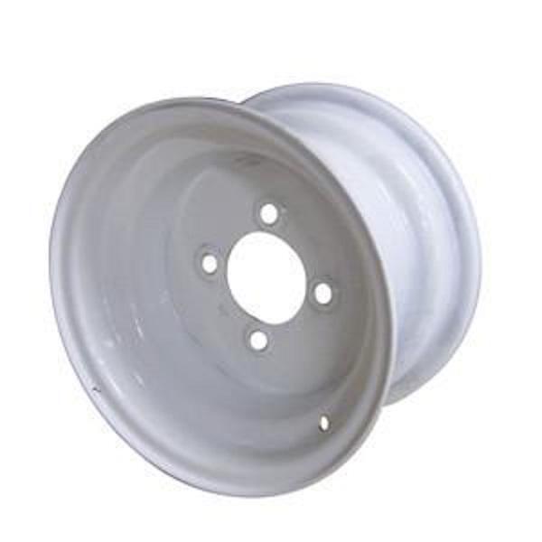 CTR Steelmaster Boxed Stamped 10X6 White 4 On 4 Trailer Wheel