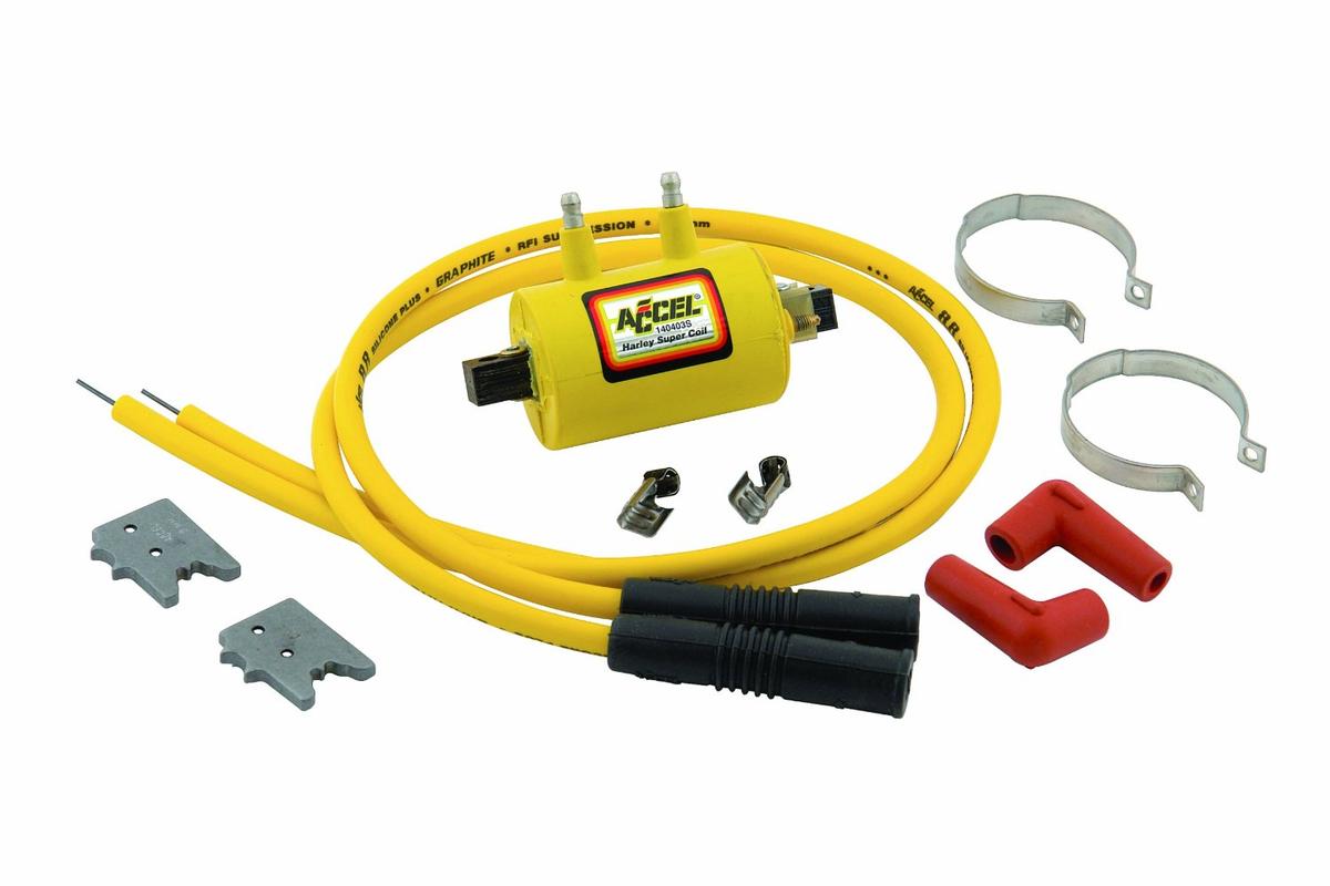 ACCEL Super Coil Kit - 2 Cylinder (One-Coil) - Inductive Discharge  Motorcycle Street - 140403S