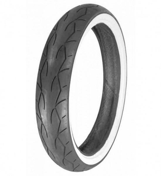 Vee Rubber VRM-302 Twin 120/70-21 Front Whitewall Motorcycle Street Tire