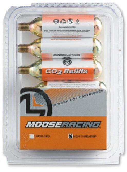 Moose 16 Gram Non Threaded CO2 Refill Cartridges - 03630011