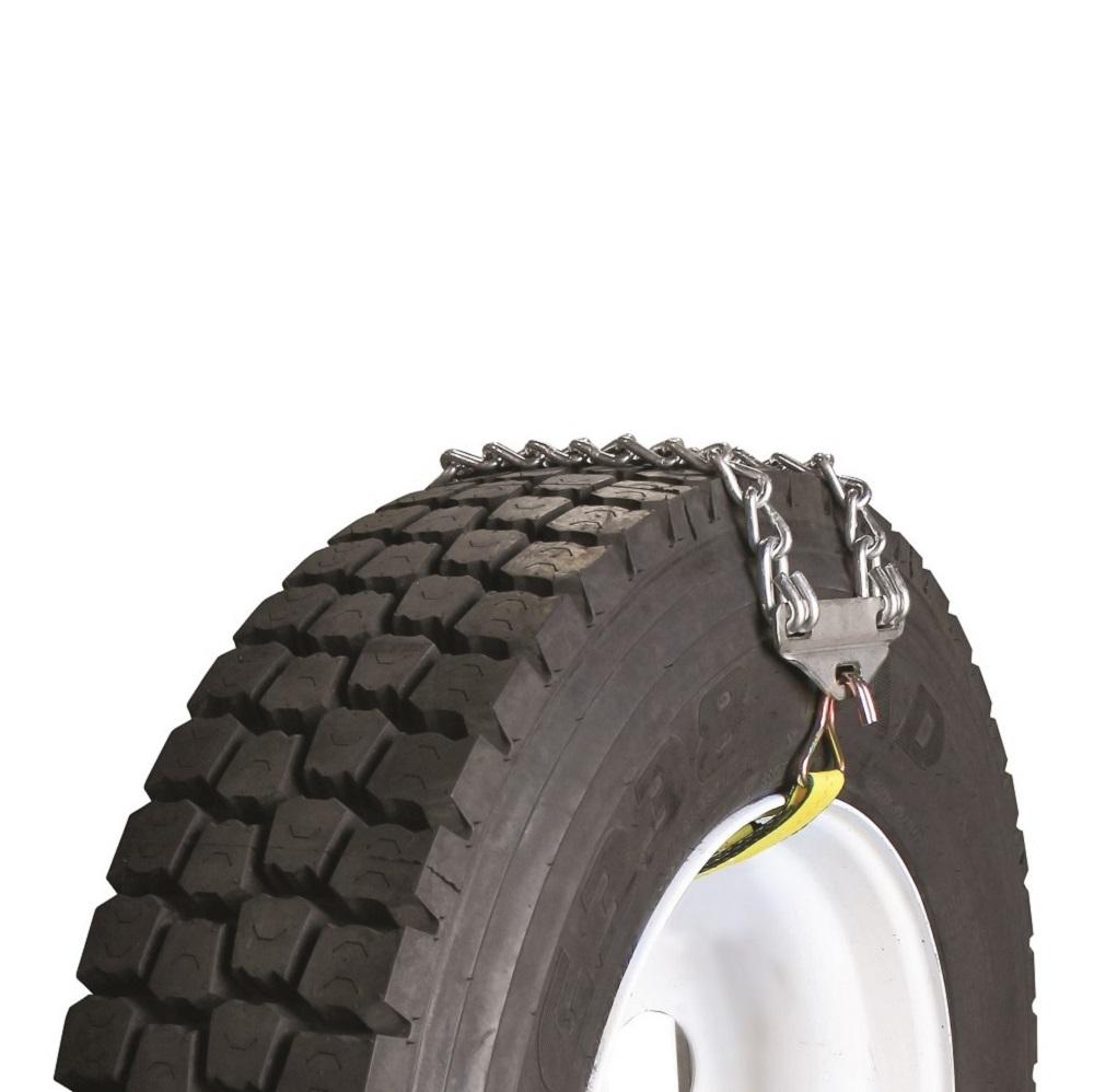 Emergency Chain With Web Fastener (2 Cross Chains) Fits wheel sizes 19.5 up to 24.5 inches Truck Tire Chains