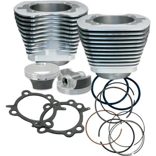 S&S Cycle 98in. Big Bore Kit - Silver Powder-Coat Motorcycle Street - 910-0482