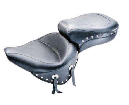 Mustang Wide Super Touring One-Piece Studded Seat Motorcycle Street - 75503