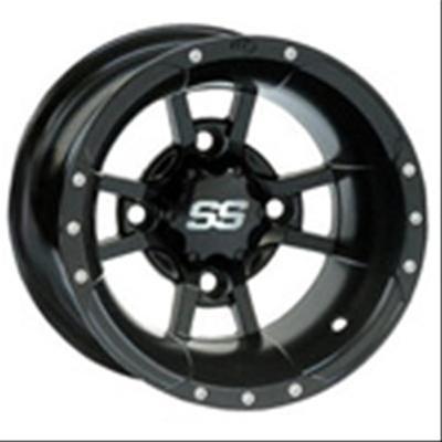 ITP Ss112 10X5 Front Matte Black 3+2 4/144 ATV - UTV Wheel