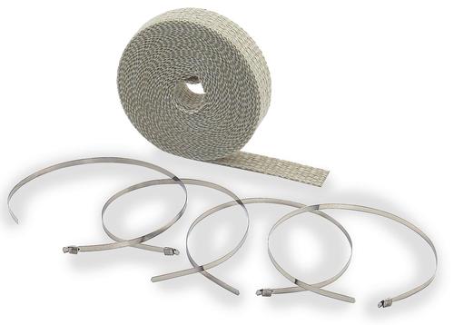 ACCEL High-Temp Exhaust Wrap Kit - Tan - 2in. X 25ft. Motorcycle Street - 2002TA