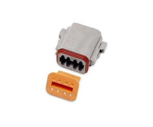 Namz Deutsch Plug - 8-socket - Gray Motorcycle Street - DP-8G
