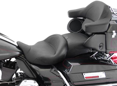 Mustang Super Touring One-Piece Vintage Seat With Receiver Motorcycle Street - 79538