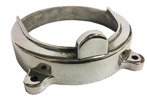 American Prime Polished Alternator Shroud For 1970 To 2006 Big Twin With Open Primary (Except 2006) Motorcycle Street - 2014-0002