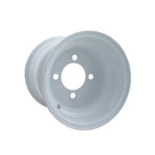 Gateway Steel 10X8 White 3+5 4/4 2.65" Golf Cart Wheel