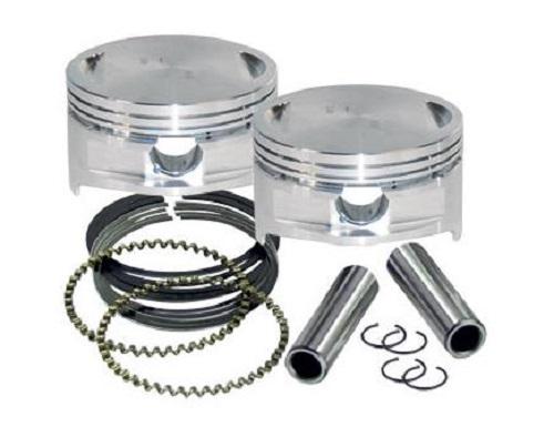 S&S Cycle Forged Piston Kit For 106CI. Stroker Kit - Std Bore 3 7/8in. - .005in. Oversized Motorcycle Street - 92-1214