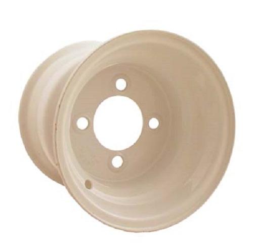 Nivel Steel 8X7 Almond Centered 4/4 2.65" Golf Cart Wheel