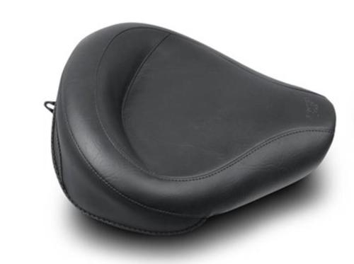 Mustang Wide Vintage Solo Seat - No Studs Motorcycle Street - 75758