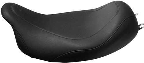 Mustang Wide Tripper Solo Seat - Smooth - Black Motorcycle Street - 76700