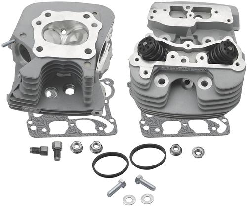 S&S Cycle Super Stock 79cc Cylinder Head Kit - .640in. Lift Springs - Silver Powder-Coat Motorcycle Street - 106-4277