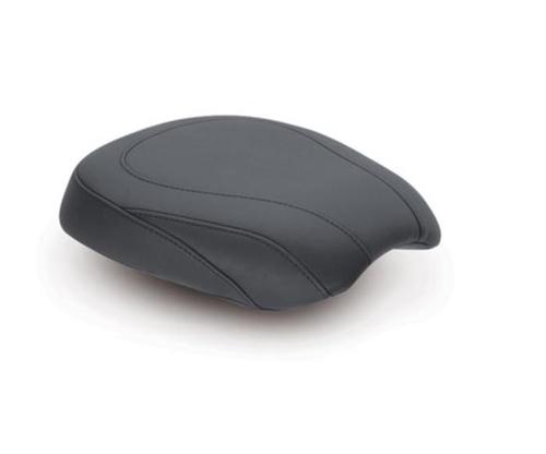 Mustang Wide Tripper Passenger Seat - Smooth - Black Motorcycle Street - 76811