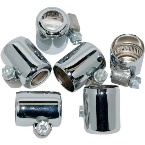 Namz Hose Clamp For 3/8in. Oil Line - Chrome Motorcycle Street - NHC-CH206