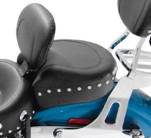 Mustang Wide Touring Studded Recessed Rear Seat Motorcycle Street - 79347