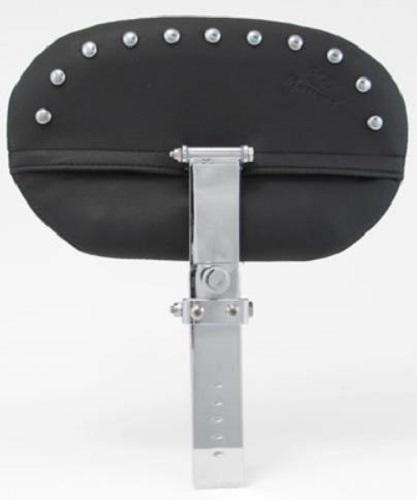 Mustang Studded Driver Backrest - Chrome Studs Motorcycle Street - 79577