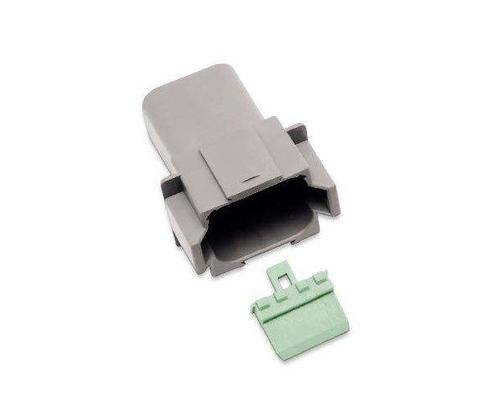 Namz Deutsch Receptacle - 8-Pin - Gray Motorcycle Street - DR-8G