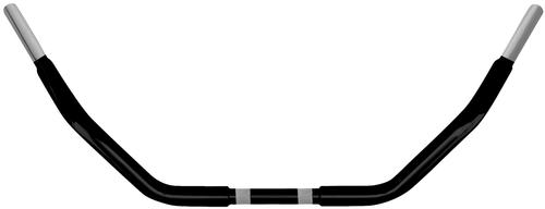 Wild 1 1 1/4in. Chubby Handlebar - Road King II Bar - Black Motorcycle Street - WO518B