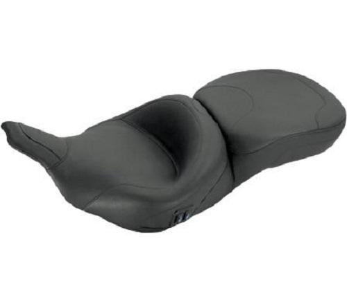 Mustang 1-Piece Heated Touring Seat - Plain Motorcycle Street - 76653