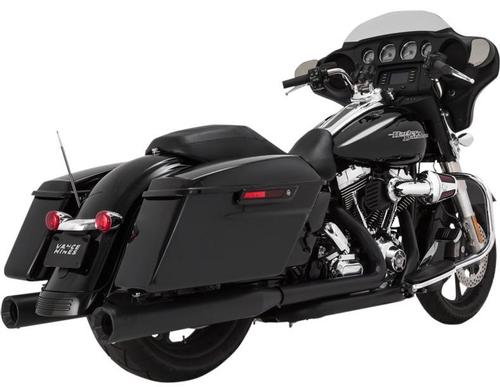 Vance & Hines 4in. Eliminator 400 Slip-On - Black Motorcycle Street - 46703