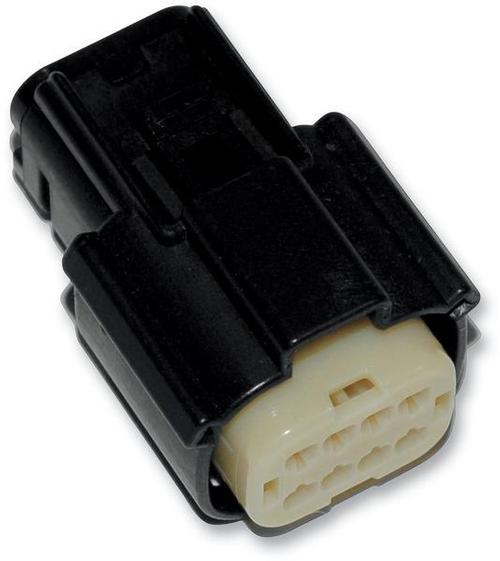 Namz Molex MX 150 Female Connector - 8-Pin - Black Motorcycle Street - NM-33472-0801