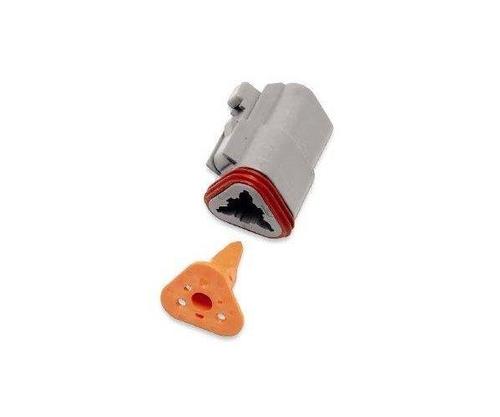 Namz Deutsch Plug - 3-socket - Gray Motorcycle Street - DP-3G