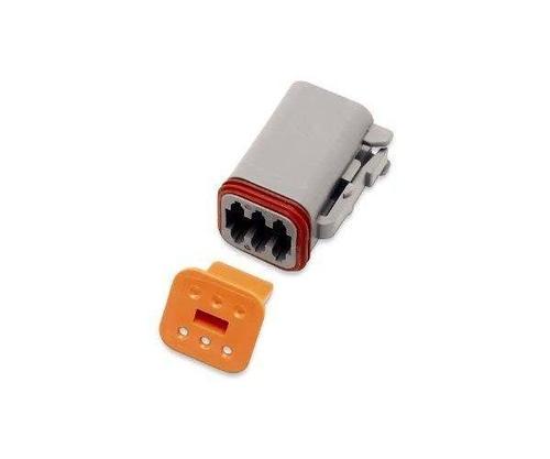 Namz Deutsch Plug - 6-socket - Gray Motorcycle Street - DP-6G