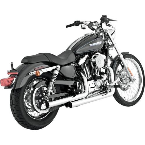 Vance & Hines Straightshots Exhaust System - Chrome Motorcycle Street - 17821