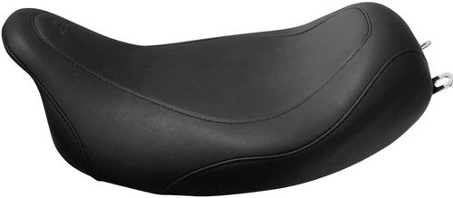 Mustang Wide Tripper Solo Seat - Smooth - Black Motorcycle Street - 76692