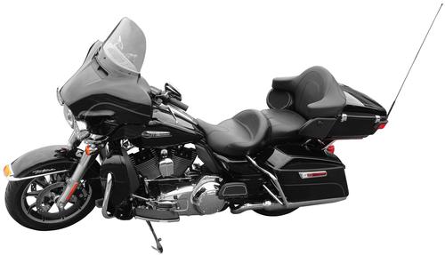 Mustang Summit Fl Touring One-Piece Seat - Plain Motorcycle Street - 76860