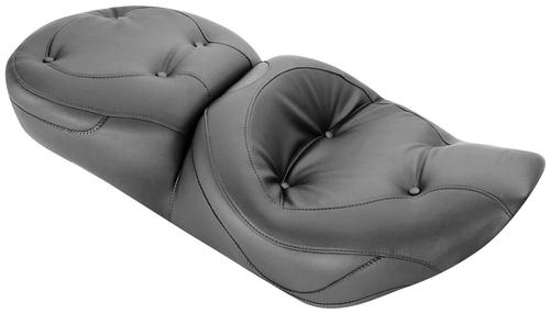Mustang 1-Piece Ultra Touring Seat - Regal Style - No Studs Motorcycle Street - 75465
