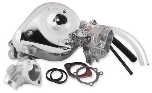 S&S Cycle Super G Shorty Carburetor Kit W/ Manifold Motorcycle Street - 11-0431