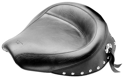 Mustang Wide Studded Solo Seat Motorcycle Street - 76151