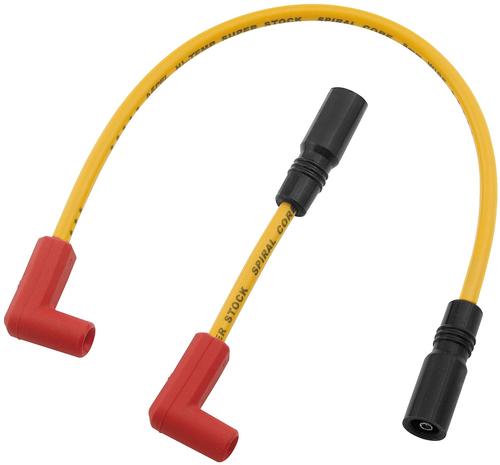 ACCEL S/S Ferro-Spiral Core Spark Plug Wire - Yellow Motorcycle Street - 171097-Y