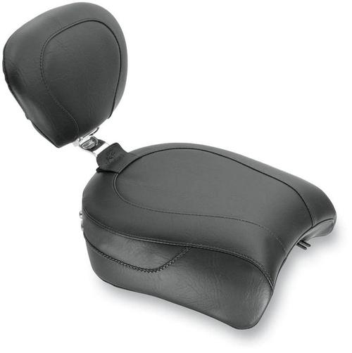 Mustang Wide Touring Passenger Backrest - Vintage Motorcycle Street - 79639