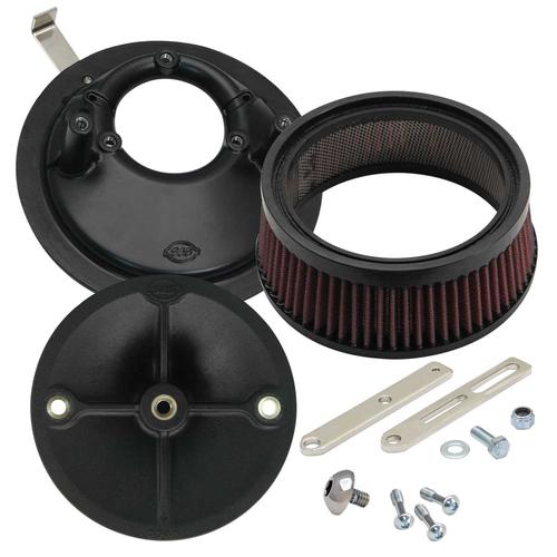 S&S Cycle Universal Stealth Air Cleaner Kit For 1936-92 Big Twins & 1957-90 Sportster Motorcycle Street - 170-0176