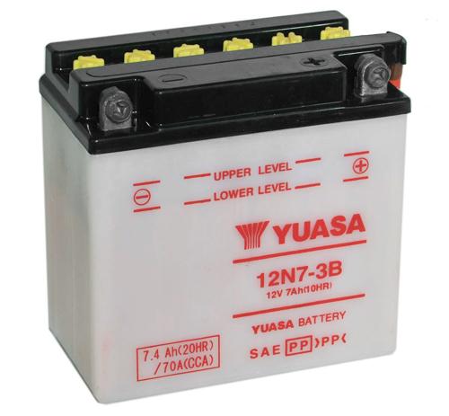 Yuasa 6N6-1D-2 Conventional Battery Motorcycle Street - YUAM2662B