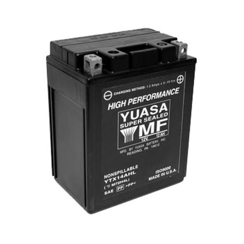 Yuasa YTX14H-BS High Performance Motorcycle Maintenance Free Battery Motorcycle Street - YUAM6RH4H