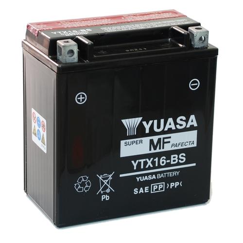 Yuasa YTX16-BS-1 Maintenance Free Battery VRLA ATV Batteries Motorcycle Street - YUAM32X61