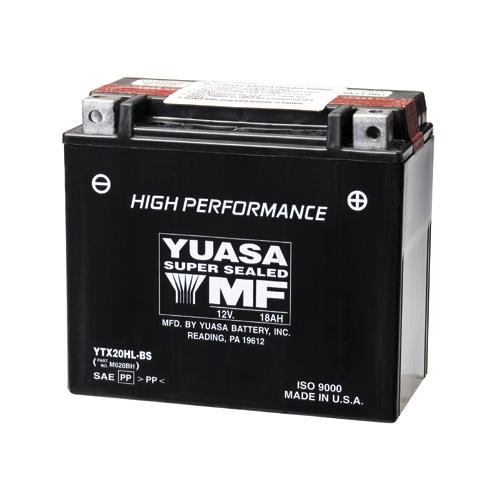 Yuasa YTX20HL-BS High Performance Motorcycle Maintenance Free Battery Motorcycle Street - YUAM620BH