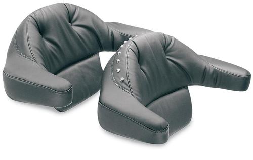 Mustang Extended Arm Wrap-around Backrest - Regal - Chrome Studs Motorcycle Street - 75330